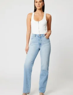 94 HIGH STRAIGHT GIA LIGHT VINTAGE BLUE - Straight jeans