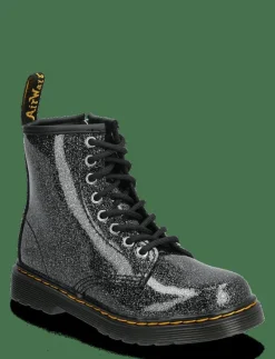 1460 J Black+Silver Nebula Glitter - Stövlar & Kängor