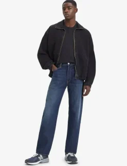 555™ RELAXED STRAIGHT DARK INDIGO - WORN IN - Regular jeans