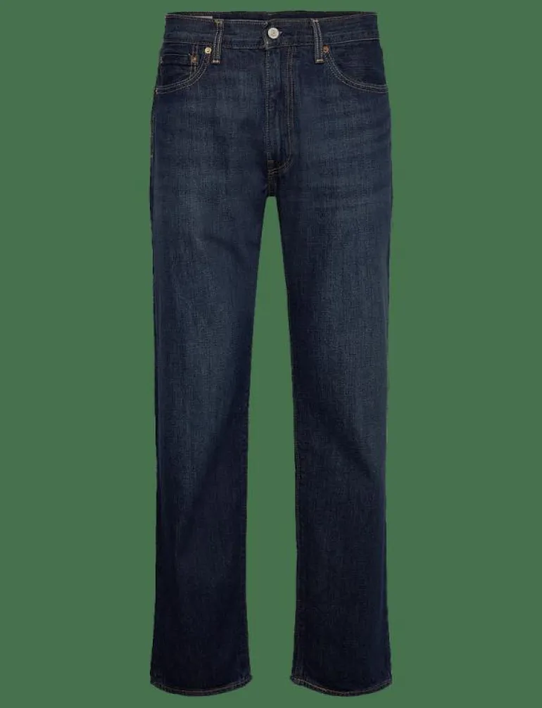 555™ RELAXED STRAIGHT DARK INDIGO - WORN IN - Regular jeans