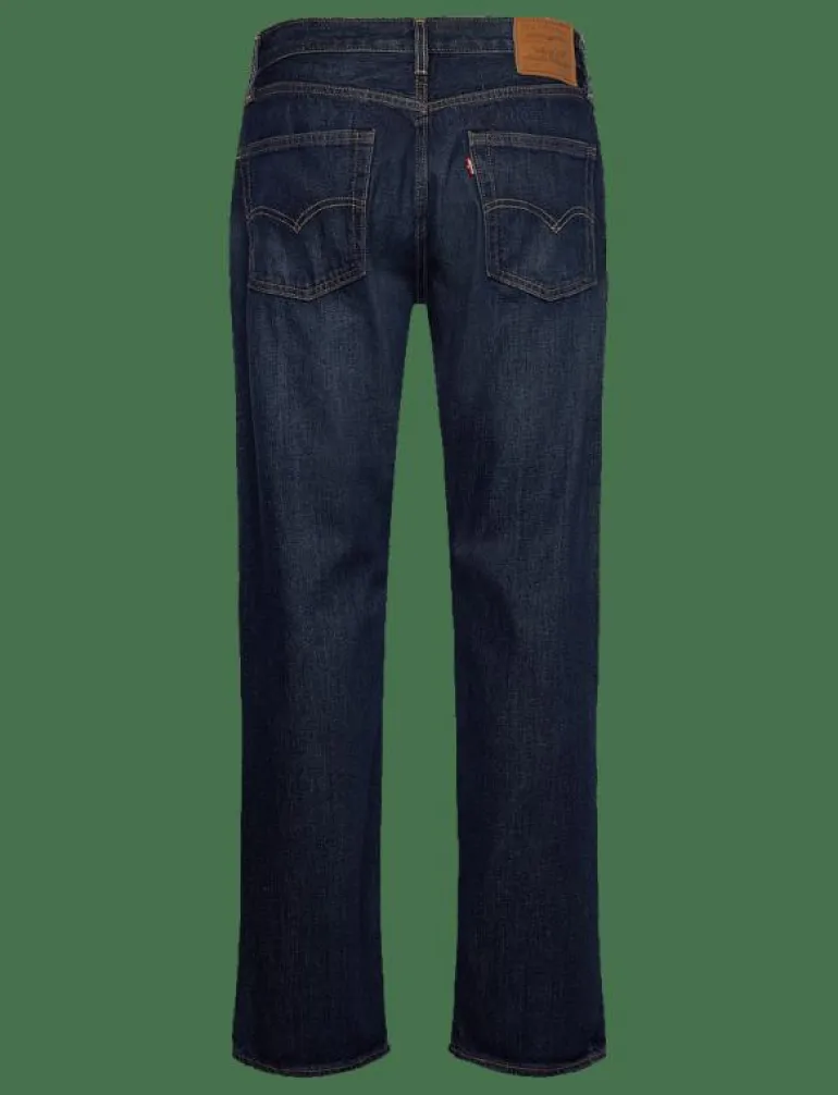 555™ RELAXED STRAIGHT DARK INDIGO - WORN IN - Regular jeans