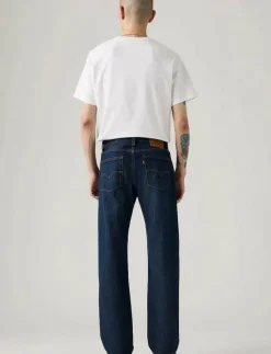 555™ RELAXED STRAIGHT DARK INDIGO - WORN IN - Regular jeans