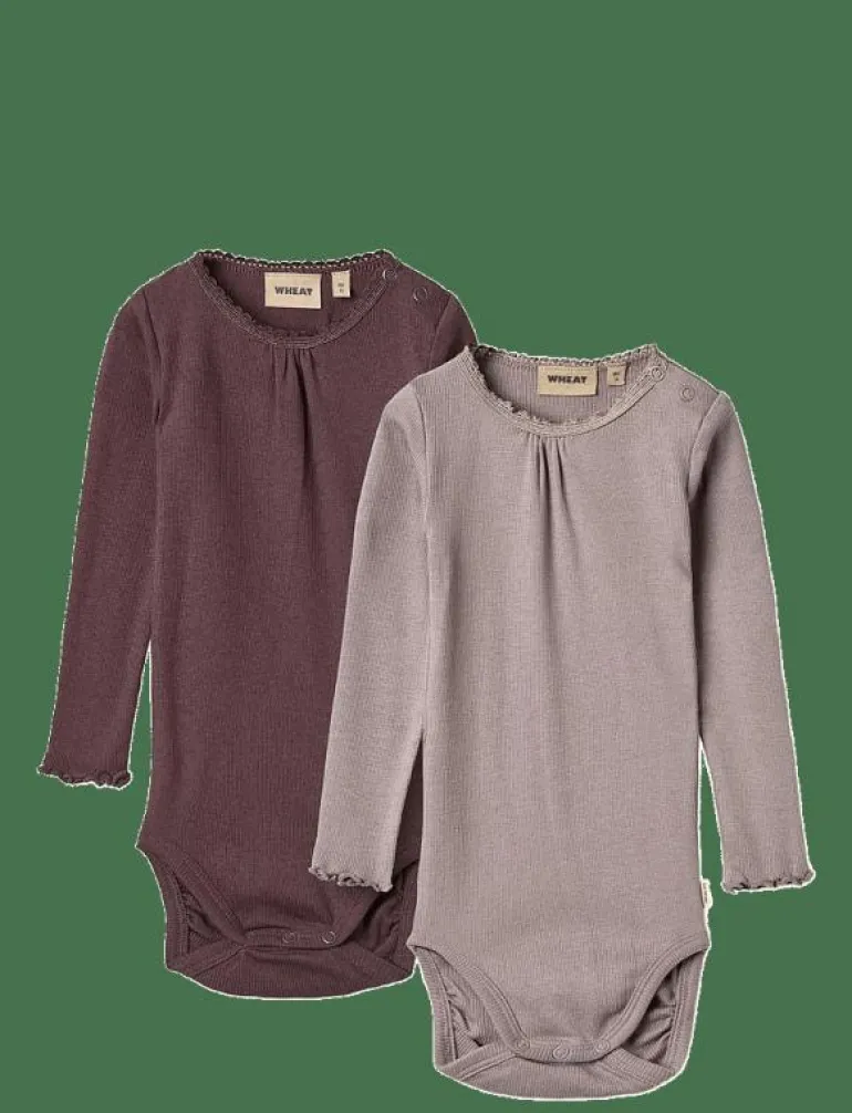 2 Rib Body L/S Lotta - Långärmad body