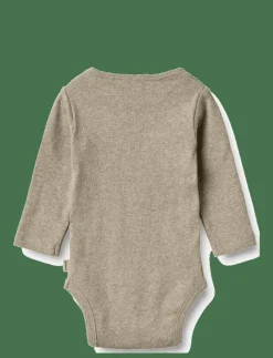2 Rib Body L/S Spencer - Långärmad body