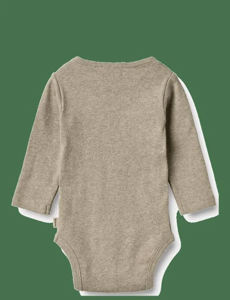 2 Rib Body L/S Spencer - Långärmad body