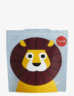 3 Sprouts Sandwich Bag (2 pack), Lion/Blue - Lunchlådor