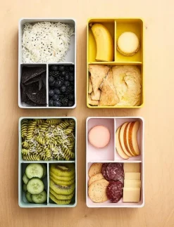 3 Sprouts Silicone Bento Food Box, Lion/Yellow - Lunchlådor