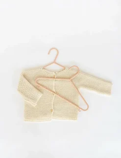 3 Sprouts Wheat straw hanger (Set of 15), Pink - Krokar och galgar