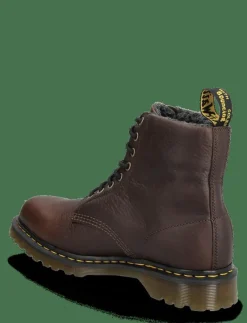 1460 WL DARK BROWN GRIZZLY - Kängor