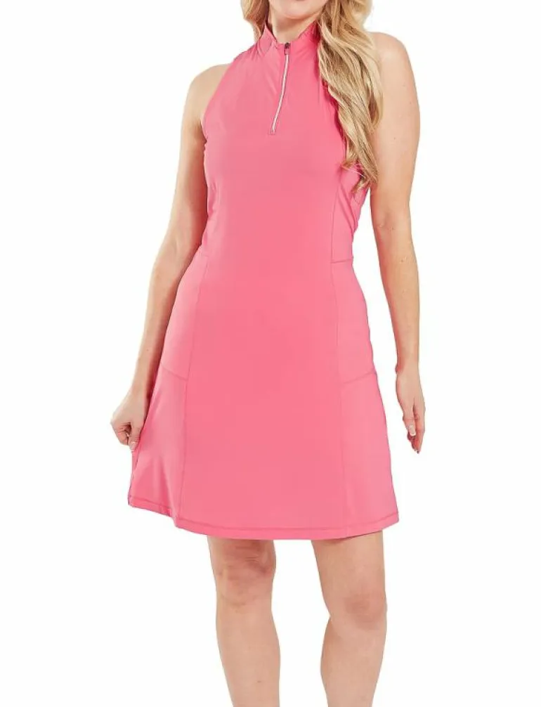 1/4 Zip Sleeveless Dress - Klänningar