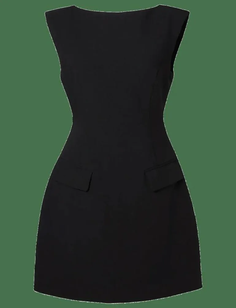 Adelina High Neck Mini Dress - Korta klänningar