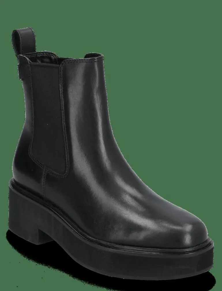 Adrianna Burnished Leather Bootie - Stövlar