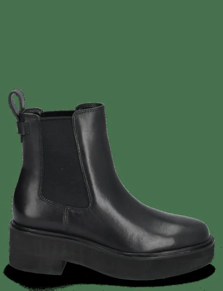 Adrianna Burnished Leather Bootie - Stövlar