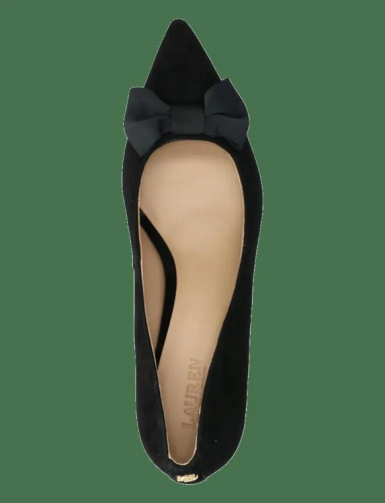 Adrienne Bow-Trim Suede Pump - Klassiska pumps