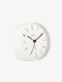 Alarm clock Belle Numbers iron white - Väckarklockor