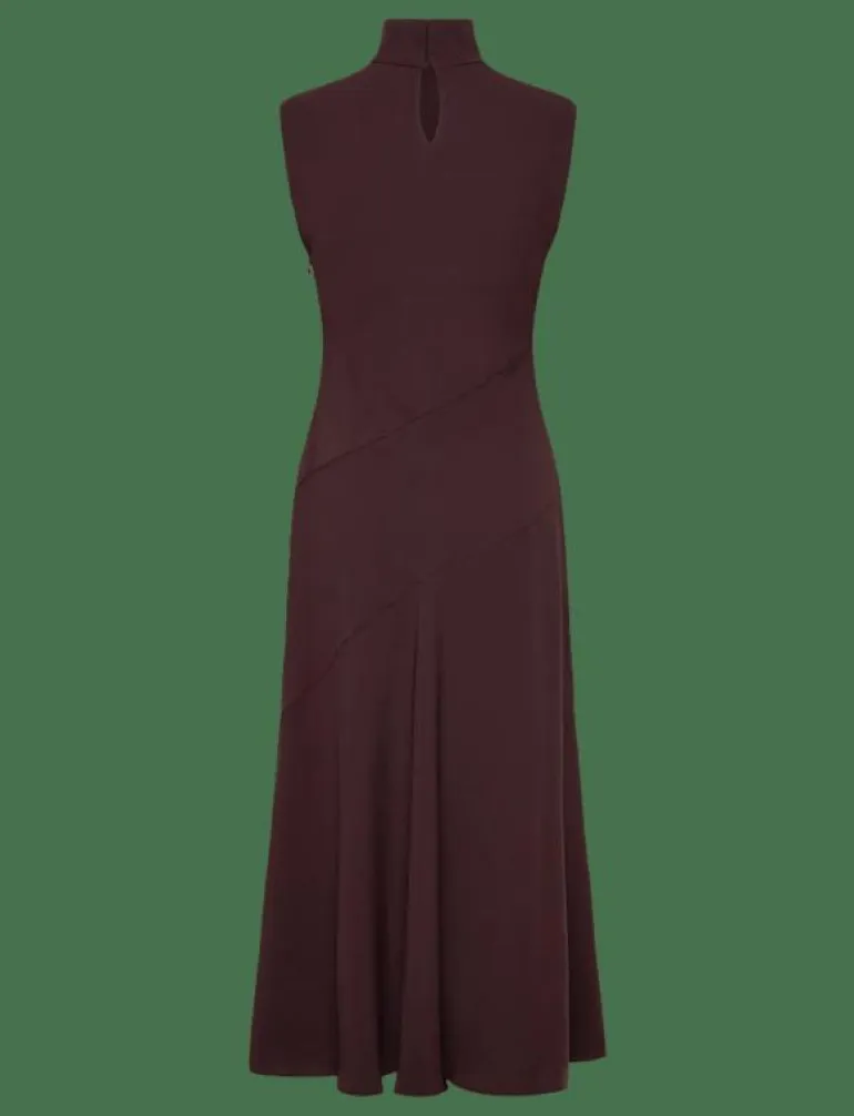 A-line turtleneck dress - Midiklänningar