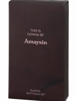Amaysin Playful Butt Plug Set - Geishakulor & knipkulor