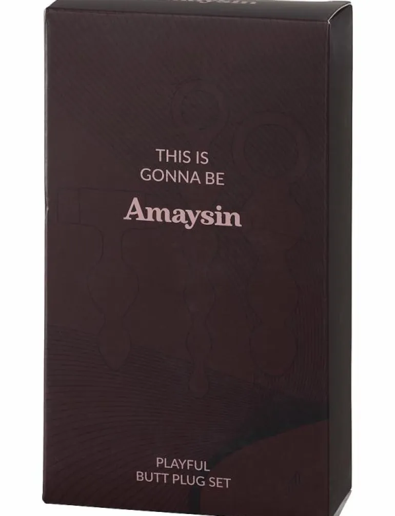 Amaysin Playful Butt Plug Set - Geishakulor & knipkulor