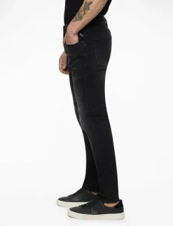 ANBASS Trousers SLIM Hyperflex Dust - Slim jeans