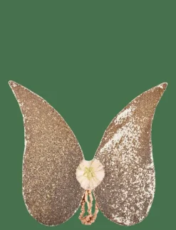 ANGEL WINGS GOLDEN SEQUINS - Maskeradtillbehör