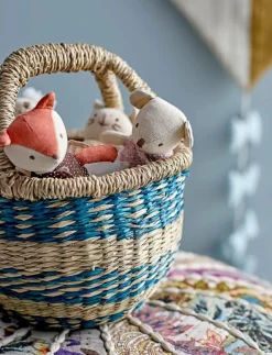 Animal friends Doll, Rose, Cotton Set of 6 - Mjukisdjur