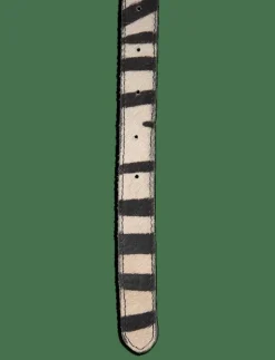 Animal print leather belt - Skärp