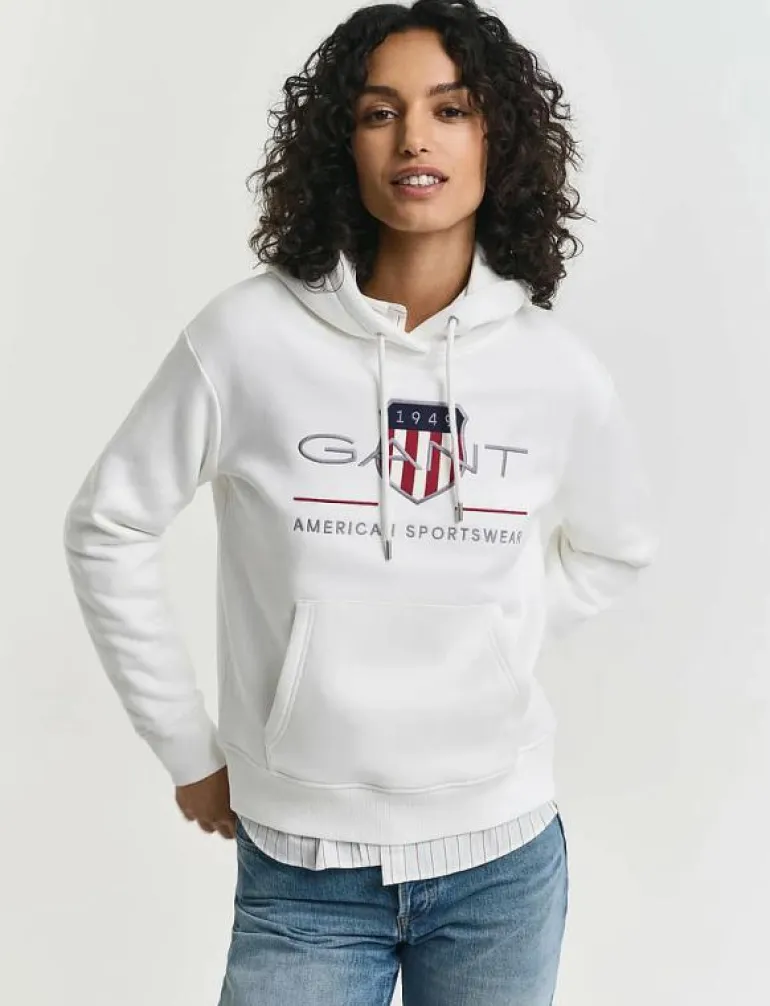 ARCHIVE SHIELD HOODIE - Huvtröjor