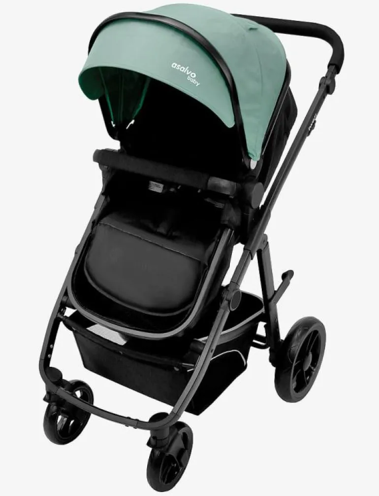 Asalvo Convertible TWO + 2, Green - Barnvagnar