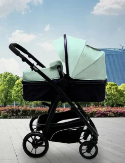 Asalvo Convertible TWO + 2, Green - Barnvagnar