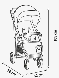 Asalvo Pushchair Ness 2 - Barnvagnar