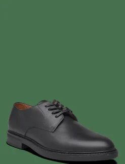 Asher Burnished Leather Derby Shoe - Derbyskor