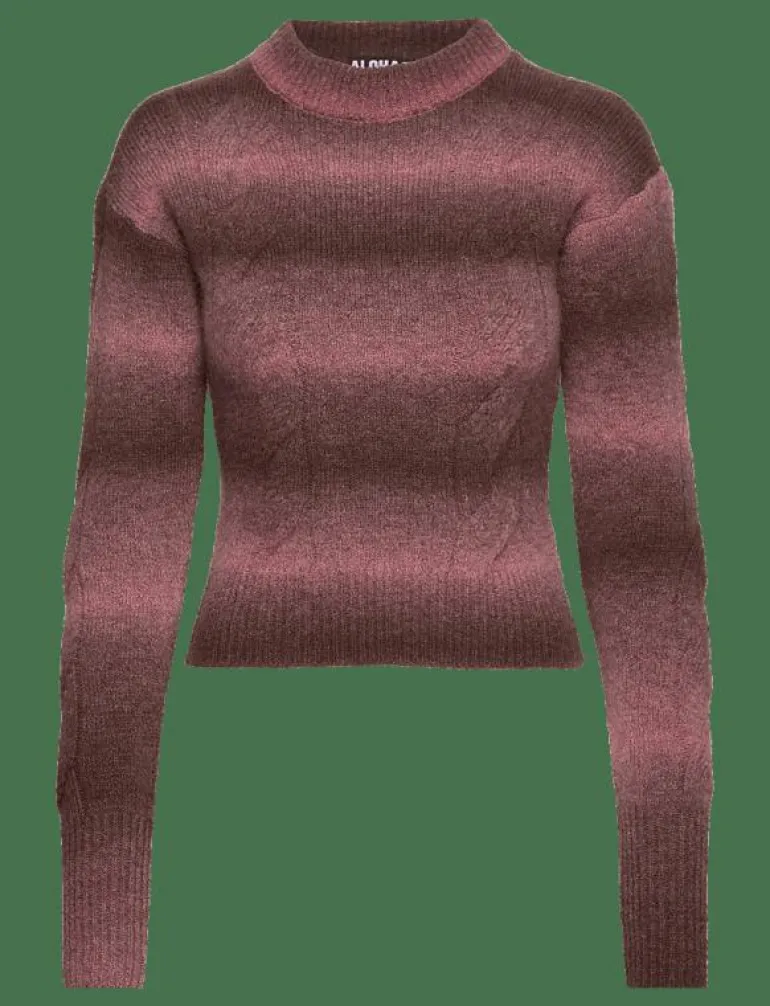 Aspen Pink Sweater - Stickat