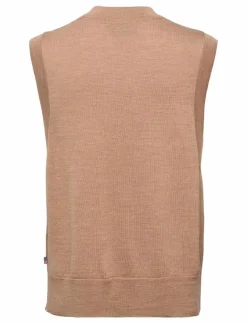Audrina Merino Wool/Silk Blend Knitted Vest - Stickade västar