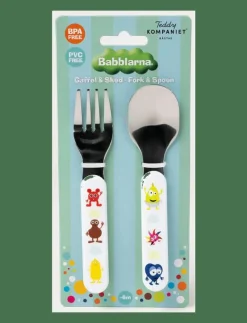 Babblarna- Cutlery, Fork & Spoon - Serveringsset