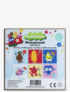 Babblarna- Klosspussel, 9 bitar - Byggklossar