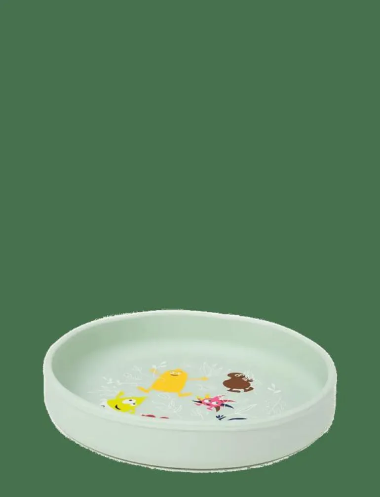 Babblarna- Silikontallrik, I naturen - Serveringsset