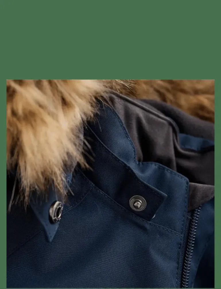 Baby Coverall W. Fake Fur - Overaller