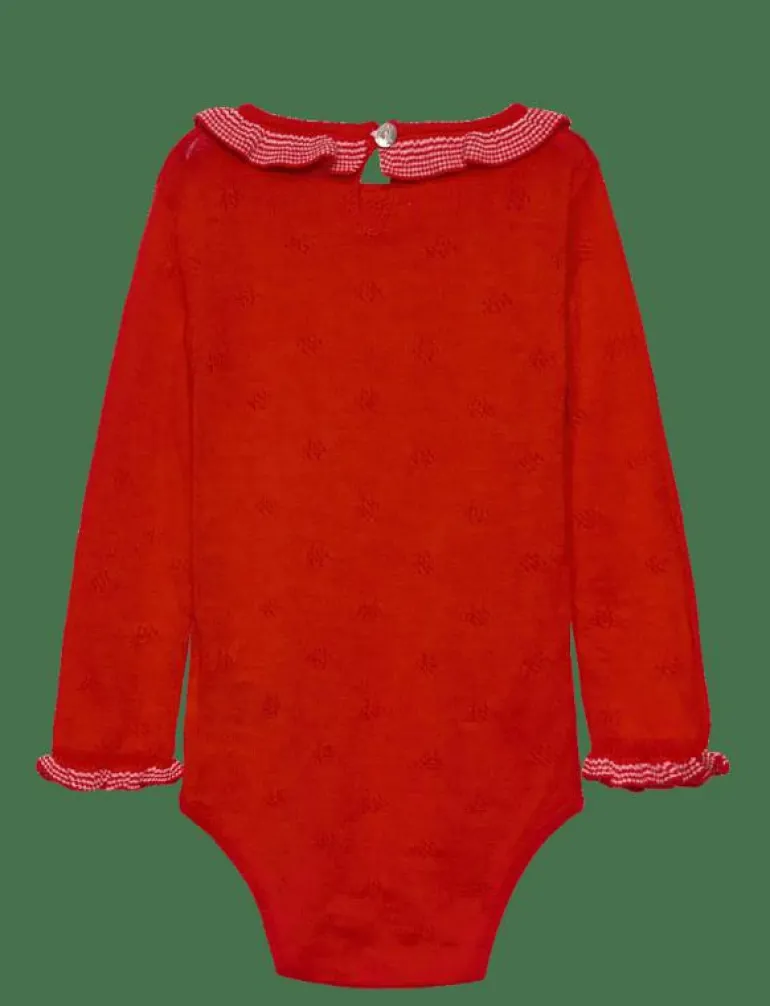 Baby Ruffle Body - Långärmad body