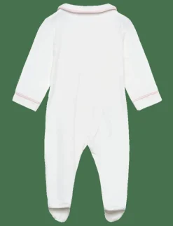 Baby-neck pyjamas with pocket - Långärmad bodysuit