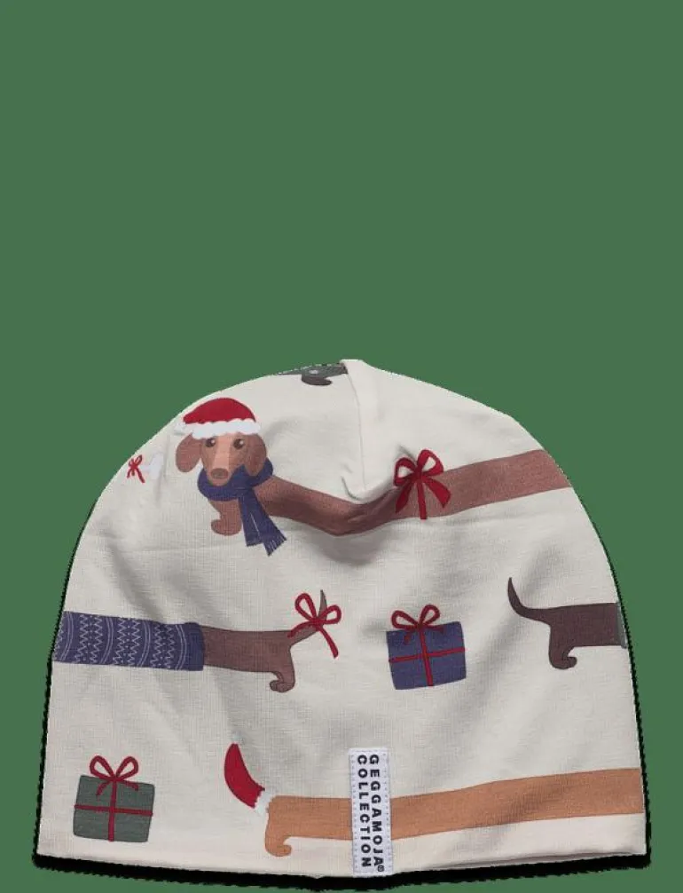 Bamboo Beanie Fleece Santa Dogs - Mössor