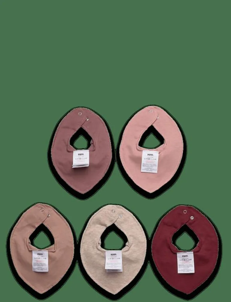 Bandana Bib - solid (5-pack) - Babyskötsel