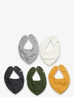 Bandana Bib - solid (5-pack) - Babyskötsel