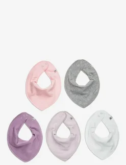 Bandana Bib - solid (5-pack) - Babyskötsel