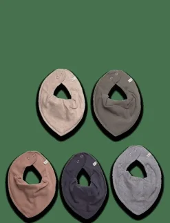 Bandana Bib - solid (5-pack) - Babyskötsel