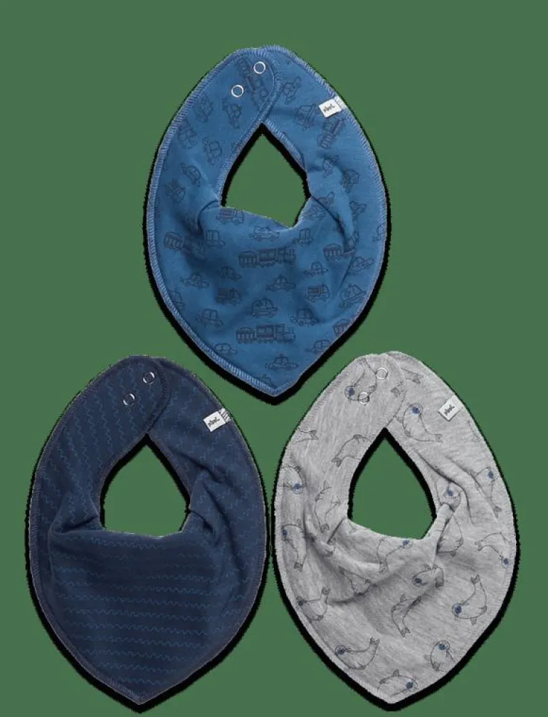 Bandana Bib Boy -AOP (3-pack) - Babyskötsel