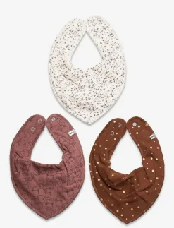 Bandana Bib Girl -AOP (3-pack) - Babyskötsel
