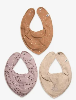 Bandana Bib Girl -AOP (3-pack) - Babyskötsel
