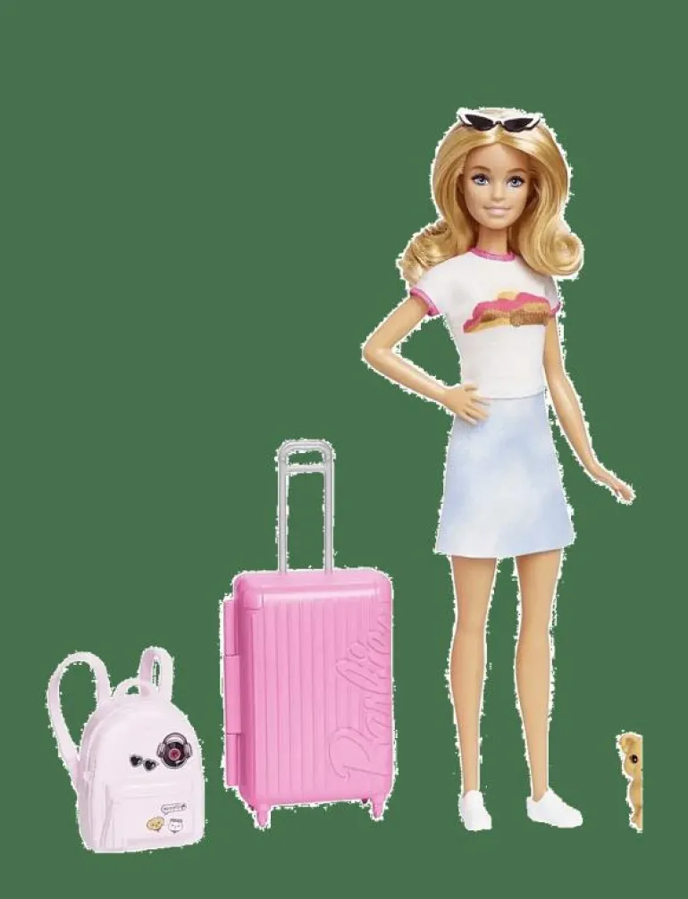 Barbie Family Refreshed Travel Barbie - Dockor