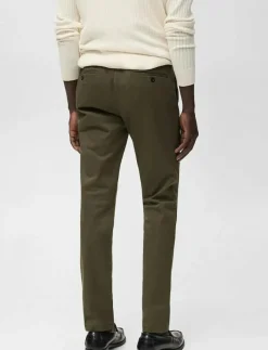Barna slim-fit twill chino trousers - Chinos