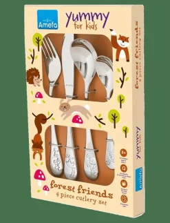 Barnbestick Forest Friends 4-psc - Bestickset